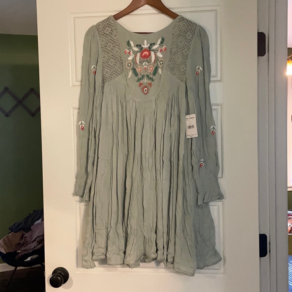 Free People mint dress